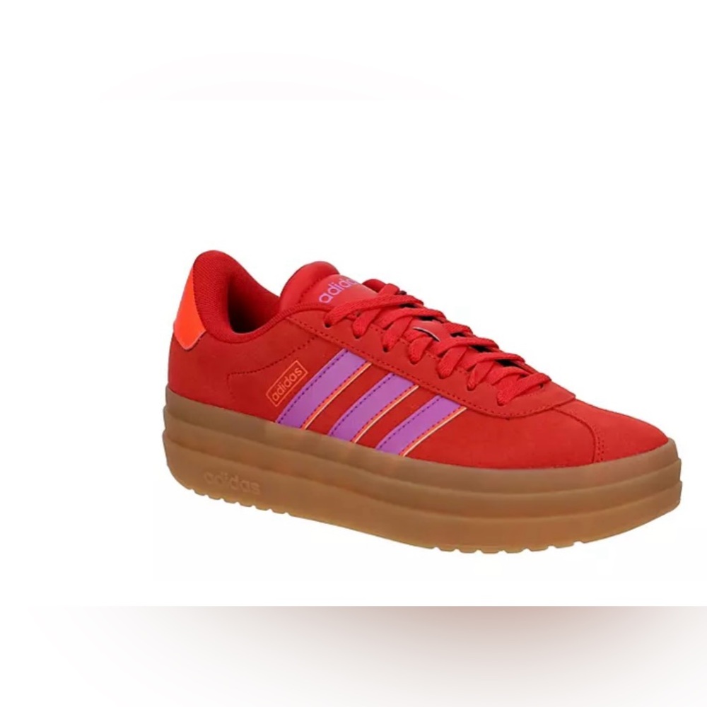 adidas Red and Purple Athletic Shoes